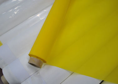 158 Micron 47T tkanina poliestrowa z siatki do drukowania ceramicznego, kolor biały / żółty