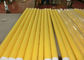 Żółta poliestrowa siatka sitodrukowa do drukowania tekstyliów / szkła / PCB / ceramiki